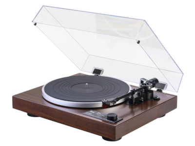 Dual Electronics Automatic Belt-Drive Turntable in Walnut - CS529W