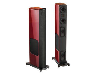 GoldenEar T Series Floorstanding Tower Speaker in  Santa Barbara Red - T66 120V Santa Barbara Red