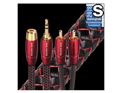 Audioquest Bridges & Falls Series Golden Gate  Analog-Audio Interconnect Cable - GOLDEN GATE RCA-RCA 0.6M