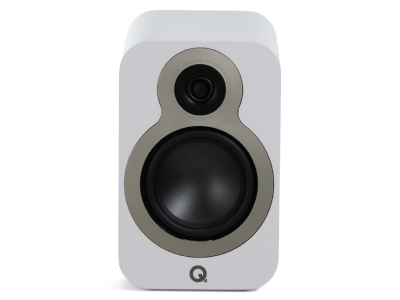 Q Acoustics 3030c Bookshelf Speakers in Satin White - QA3334 SW