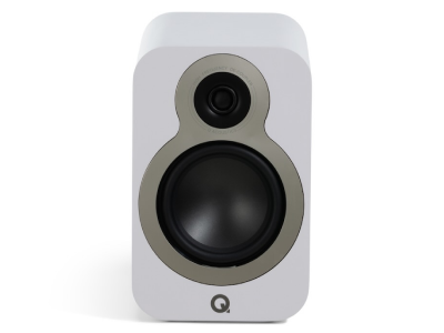 Q Acoustics 3020c Bookshelf Speakers in Satin White - QA3324 SW