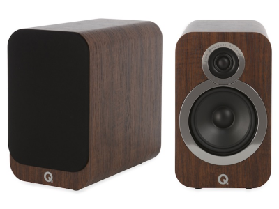 Q Acoustics 3020i Bookshelf Speakers in English Walnut - QA3522 EW